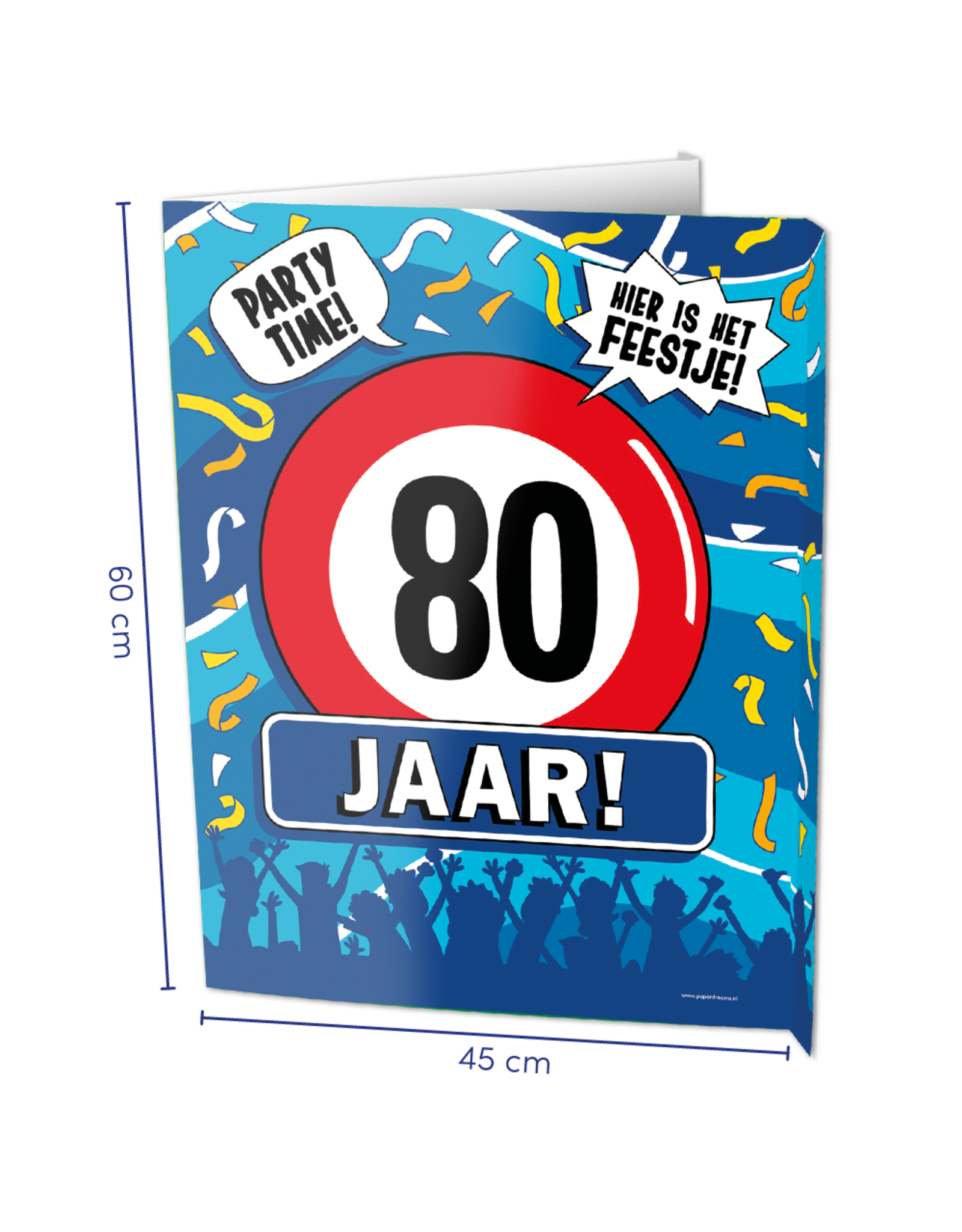 Window Signs - 80  Jaar