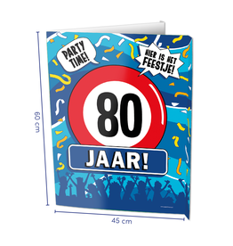 Window Signs - 80  Jaar