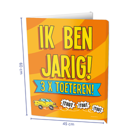 Window Signs - Ik ben Jarig