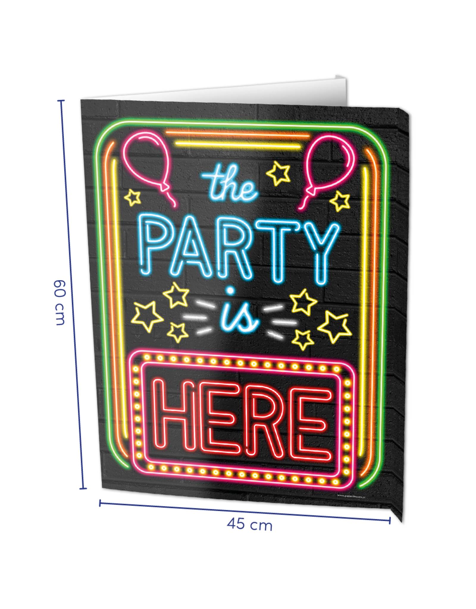 Window Signs Neon - The Party is Here