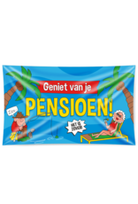 Gevelvlag  XXL - Pensioen Cartoon (150x90)