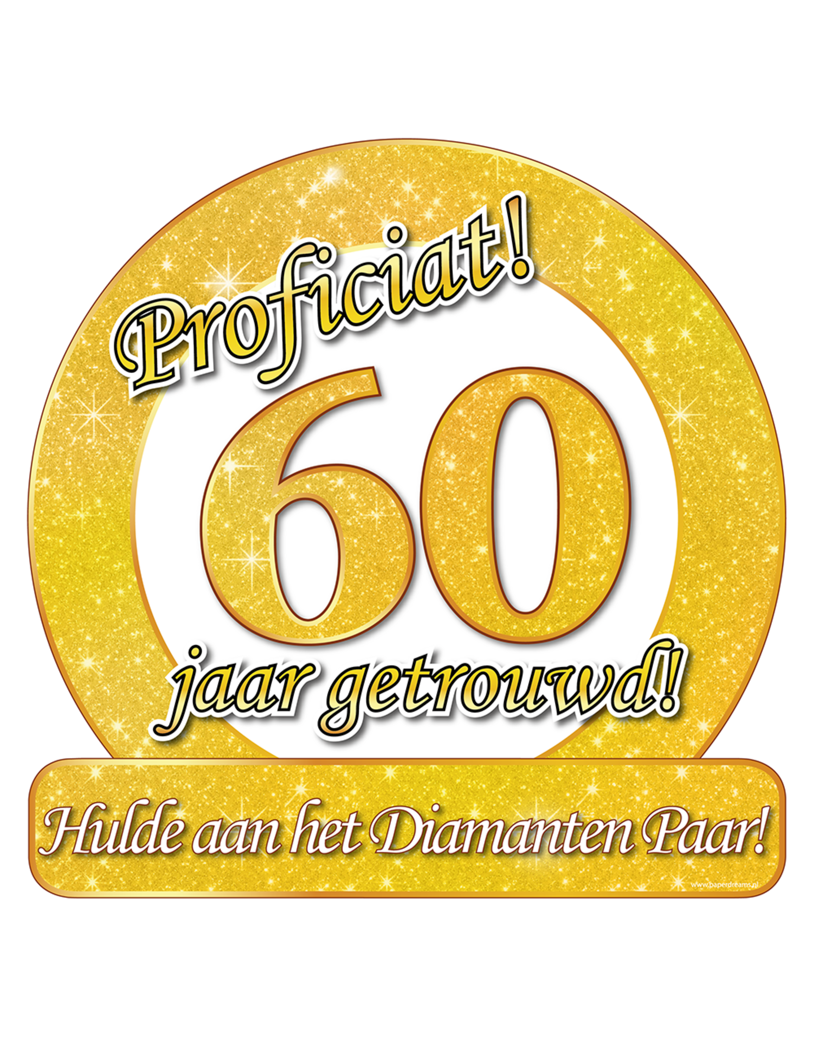 Huldeschild - Special - 60 Jaar Getrouwd