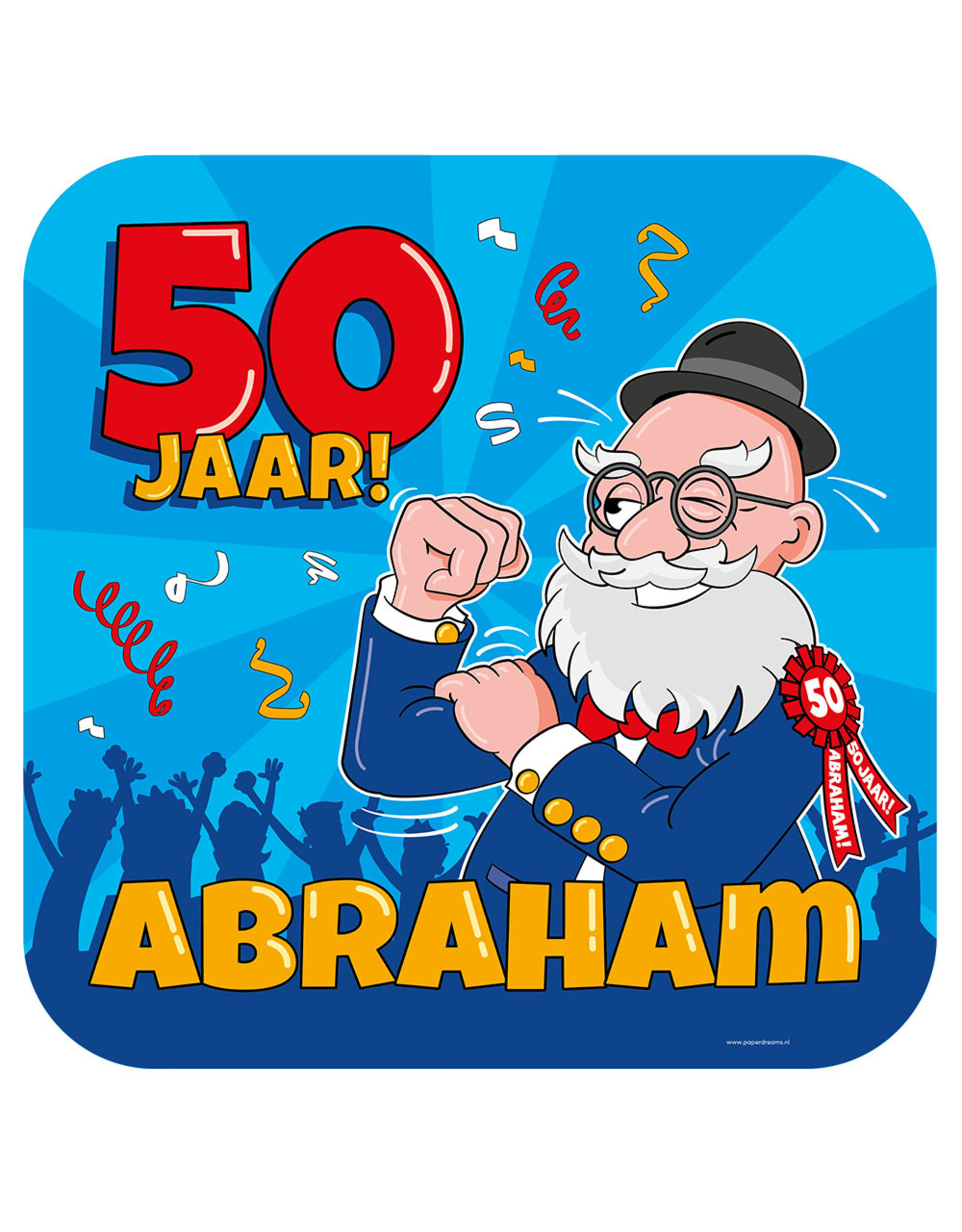 Huldeschild - Abraham Cartoon