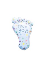 Folieballon Voet "It's a Boy" Supershape