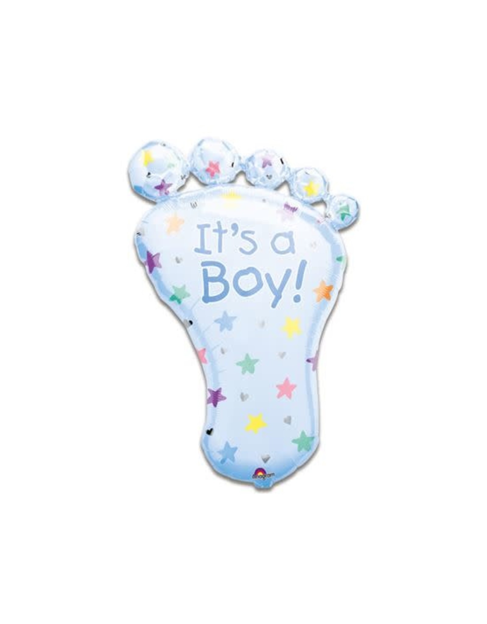 Folieballon Voet "It's a Boy" Supershape