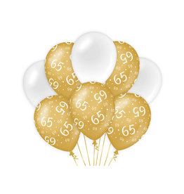 Decoratie Ballon Goud/Wit - 65