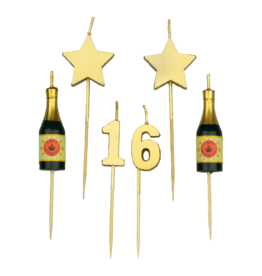 Taartkaarsjes - 16 Jaar
