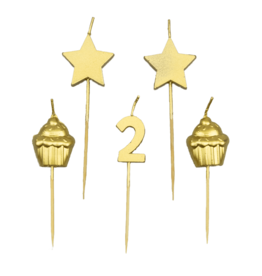 Taartkaarsjes - 2 Jaar