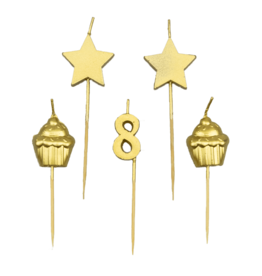 Taartkaarsjes - 8 Jaar