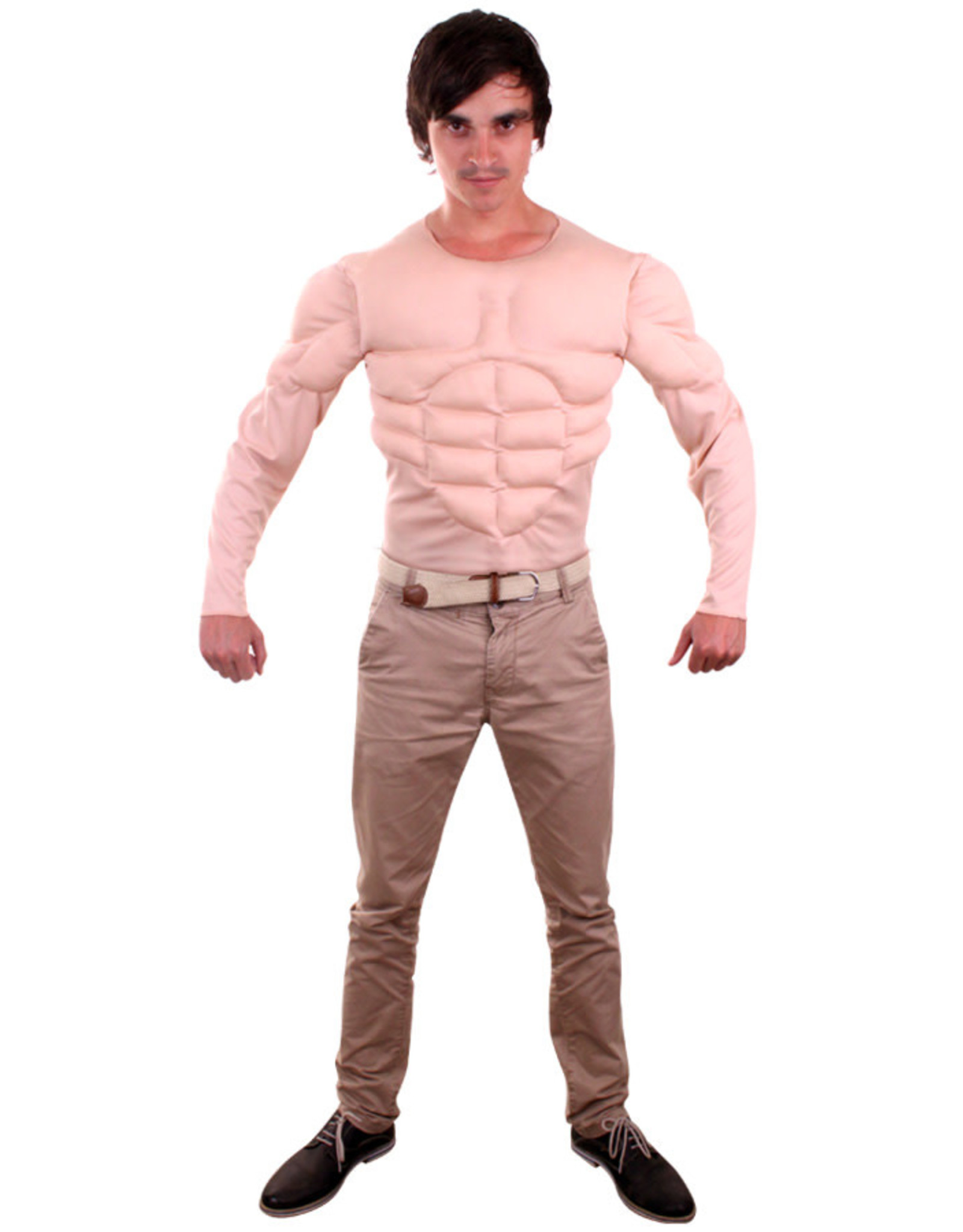 Bodybuilder Shirt Lange Mouw Heren