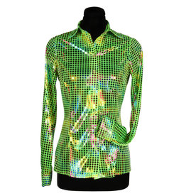 Disco Shirt Dame, Groen