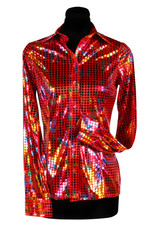 Disco Shirt Dame, Rood