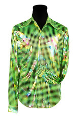 Shirt Disco Heren, Groen