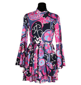 Seventies Jurk, Paars