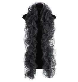 Organza Boa Deluxe, Zwart