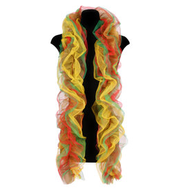 Organza Boa Deluxe, Rood-Geel