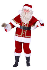 Kerstman Fluweel Deluxe met Cape, Rood
