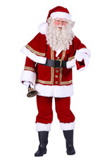 Kerstman Fluweel Deluxe met Cape, Rood