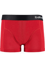 Apollo Basic Bamboe Jongens Boxershorts, Multi/Rood (3 Stuks)