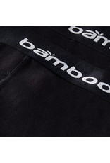 Apollo Basic Bamboe Heren Boxershorts, Zwart (2 Stuks)