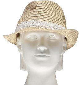 Geweven Meisjeshoed Naturel