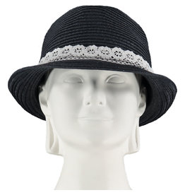 Geweven Meisjeshoed Navy