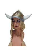 Viking Helm met Blonde staarten