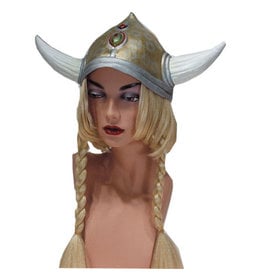 Viking Helm met Blonde staarten