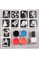 Grimas Glittertattoo Set Sport/Space