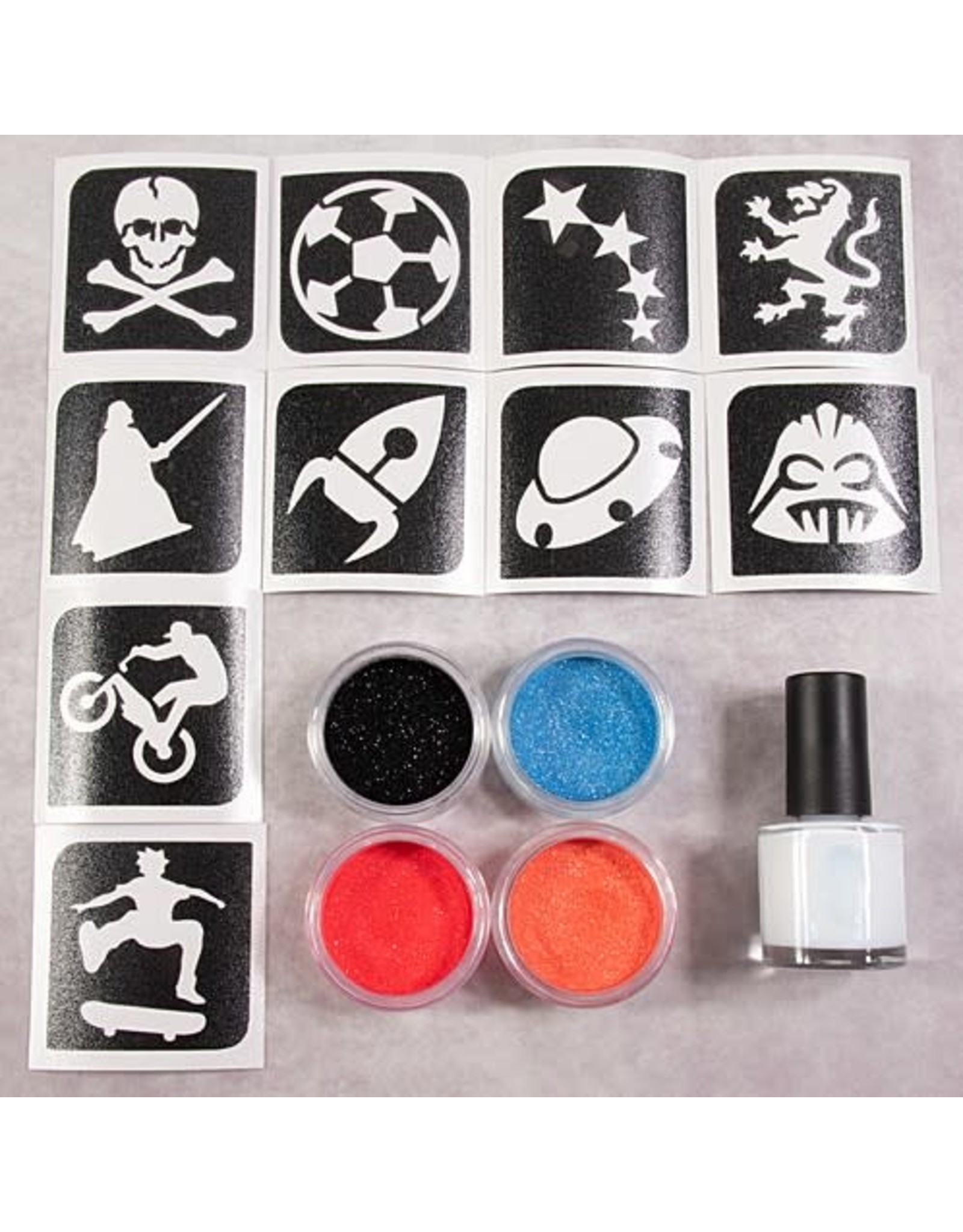 Grimas Glittertattoo Set Sport/Space