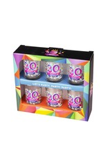 Paperdreams 6 Happy Shot Glasses 30 jaar - 6 Borrelglaasjes 30jaar