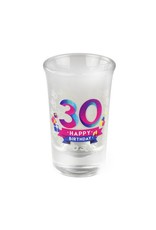 Paperdreams 6 Happy Shot Glasses 30 jaar - 6 Borrelglaasjes 30jaar