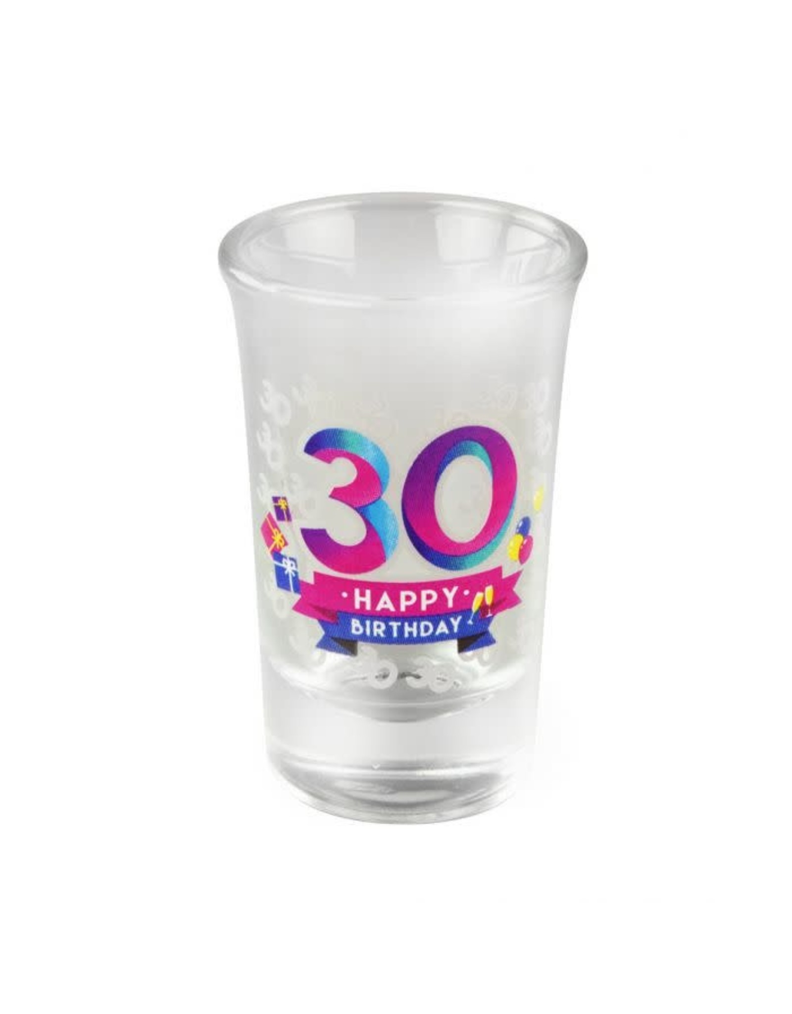 Paperdreams 6 Happy Shot Glasses 30 jaar - 6 Borrelglaasjes 30jaar