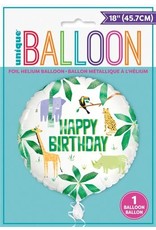 Folieballon Animal Safari (45cm)