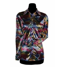 Disco Shirt Dame, Zwart