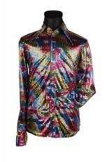 Disco Shirt Heren, Zwart