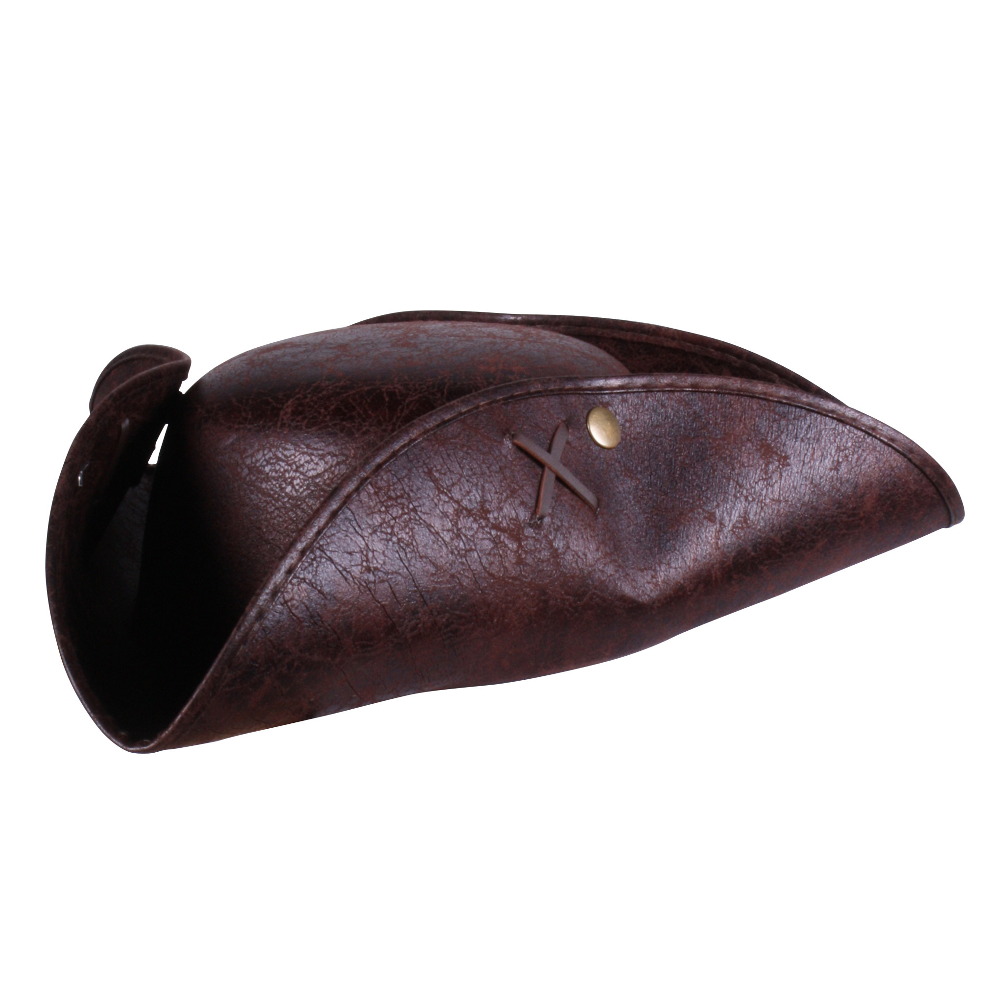 Piratenhoed - Leren Tricorn Hoed | Kostuum Accessoire voor Cosplay Piratenhoed - Leren Tricorn Hoed | Kostuum Accessoire voor Cosplay