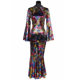 Catsuit "Disco", Zwart