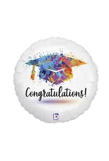 Grabo srl Folieballon "Congratulations" Geslaagd 45cm