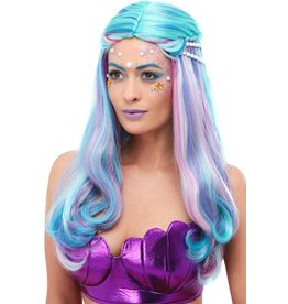 Zeemeermin Pruik, Blauw