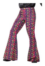 Jaren 60 Psychedelic Flared Broek voor Heren