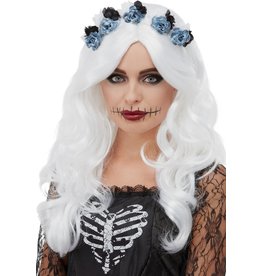 Day of the Dead Pruik, Wit