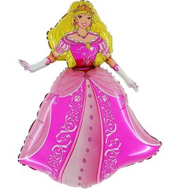 Folie Ballon Princess Roze (90x64cm)