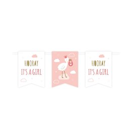 Party Vlag Banner - Newborn baby Girl