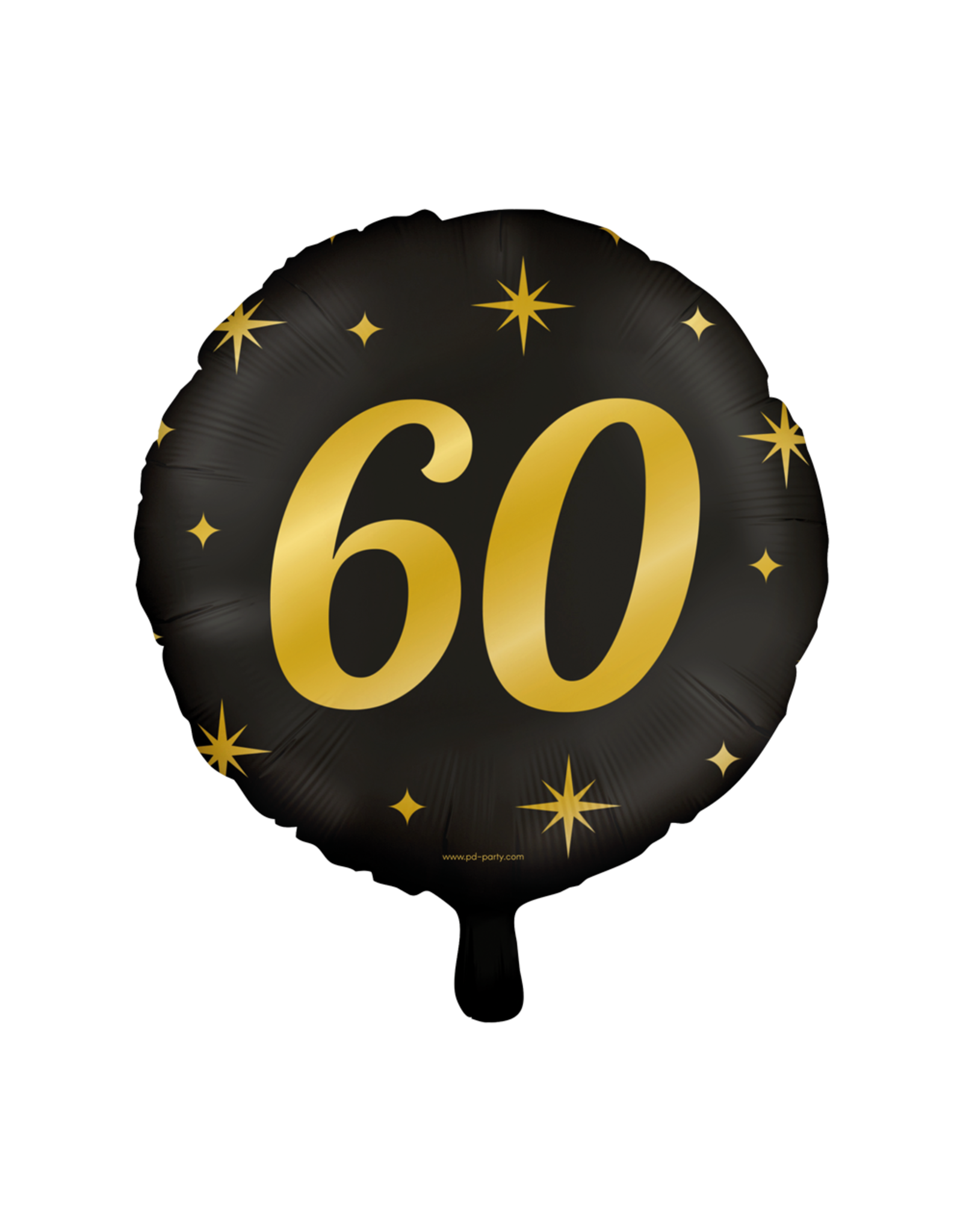 Classy Party Folieballon - Cijfer 60