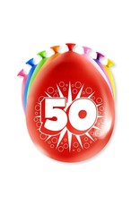 Paper Dreams Party Ballonnen 50  jaar (8 stuks)