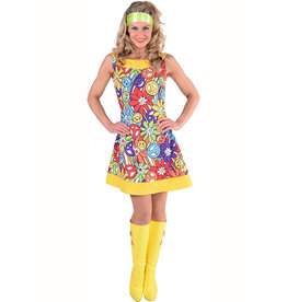 Jaren 70 Jurk Smiley