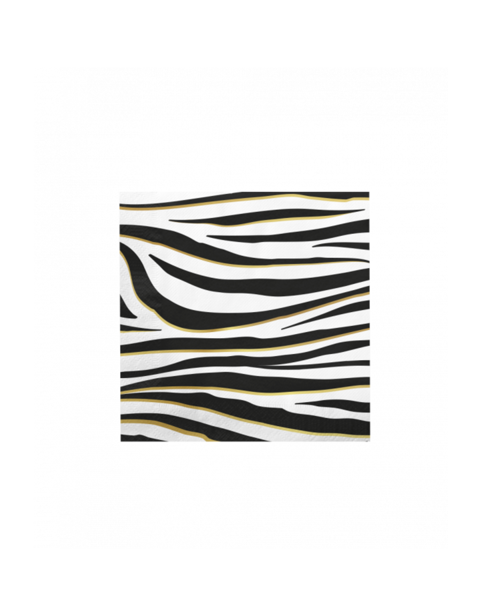 Servetten Zebra 33x33cm - 16 stuks