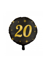 Classy Party Folieballon - Cijfer 20 Classy Party Folieballon - Cijfer 20