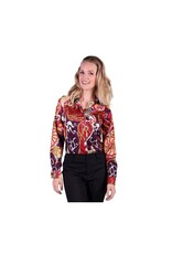 Shirt Dame ''Roar'', Art Deco Rood